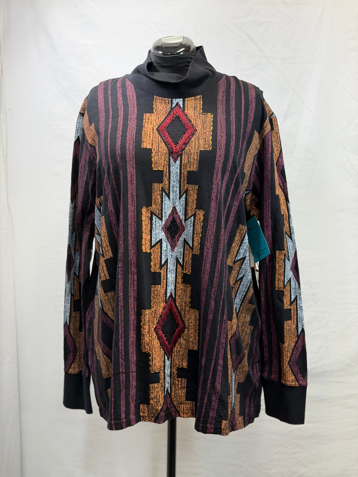 CF105-40 WIDE RUINS MOCK TOP 2X