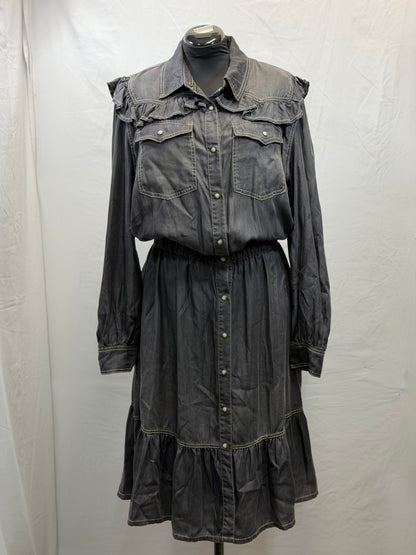 CF105-93 BLK ACE HIGH DRESS 2X