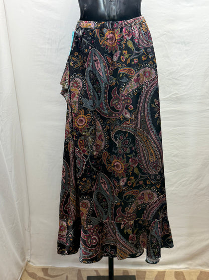 CF47-48 SILK PAISLEY SKIRT XL