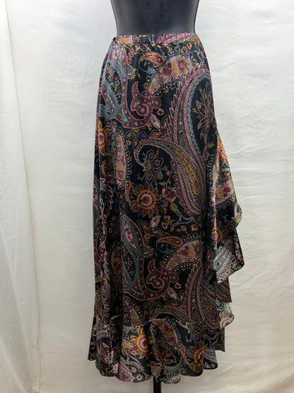 CF47-48 SILK PAISLEY SKIRT XL