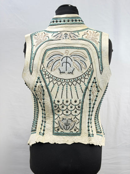 CF113-7 ELEVEN 11 CREAM VEST S