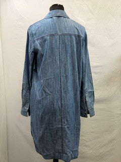 CF45-6 CORD BIB TENCEL DRESS M