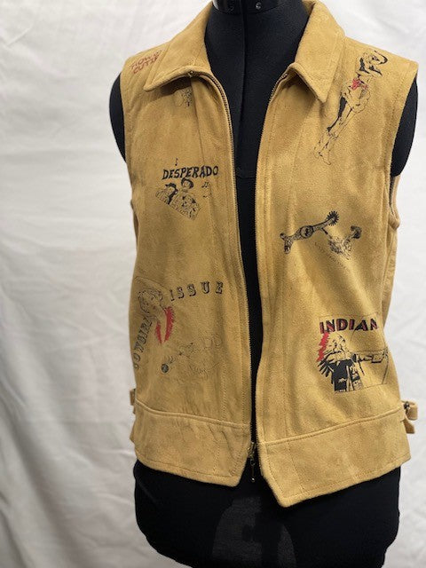 CF17-31 DESPERADO SUEDE VEST XS