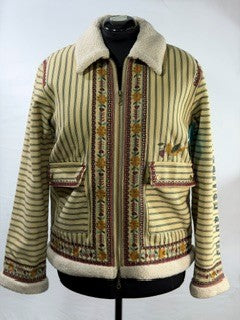 CF99-6 TAN TICKING JACKET M