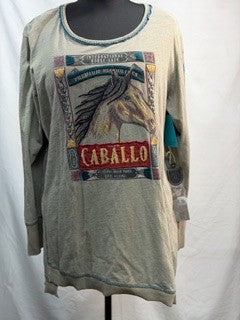 CF59-37 CABALLO HORSE TOP 1X