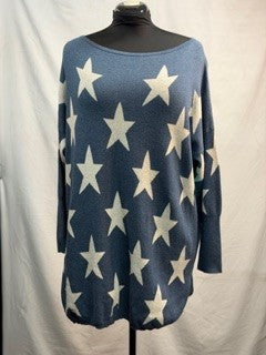 CF59-39 TASHA STAR SWEATER OS