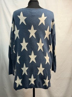CF59-39 TASHA STAR SWEATER OS
