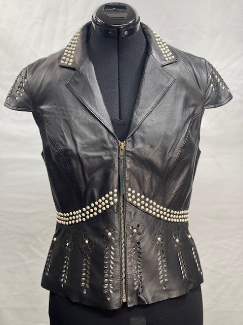 CF48-29 LASER CUT VEST XS