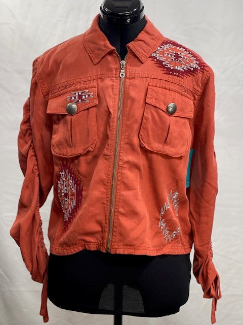 CF48-25 SALMON ZIP JACKET XS