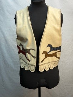 CF46-193 CREAM HORSE VEST S