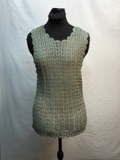 CF46-201 CROCHET TANK XS