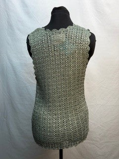 CF46-201 CROCHET TANK XS