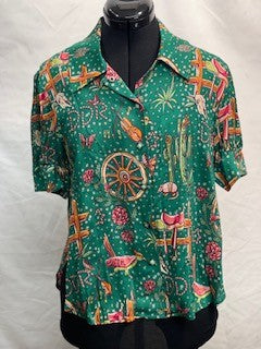 CF78-7 RINESTONE SUITS TOP S