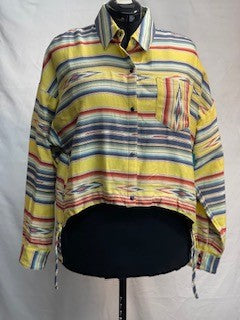 CF76-9 YELLOW STRIPE TOP S