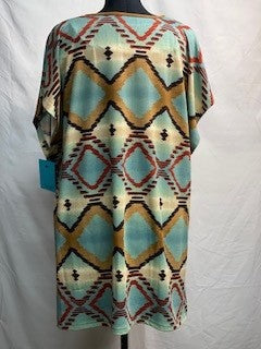 CF76-13 V NECK TUNIC S/M