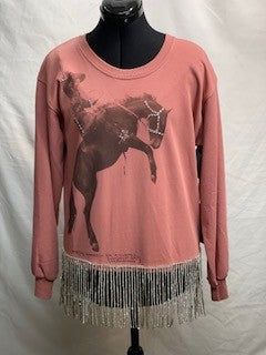 CF76-14 BUCKIN COWGIRL S