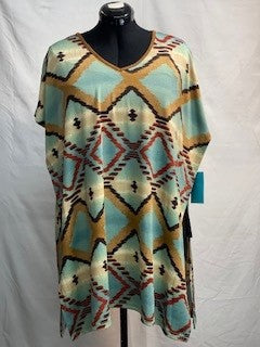 CF76-13 V NECK TUNIC S/M