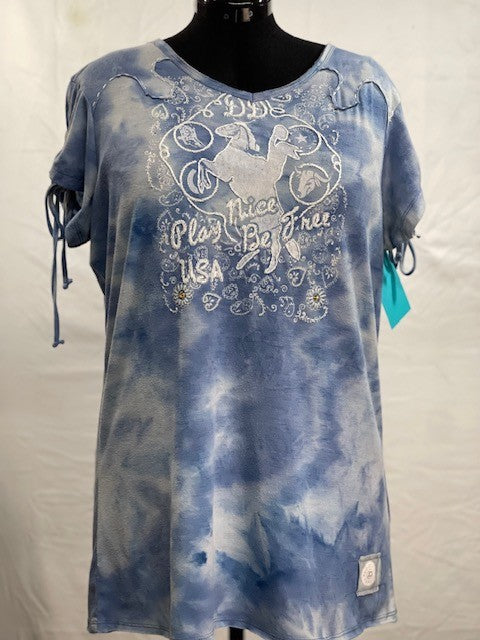 CF59-11 TIE DYED TOP 2X