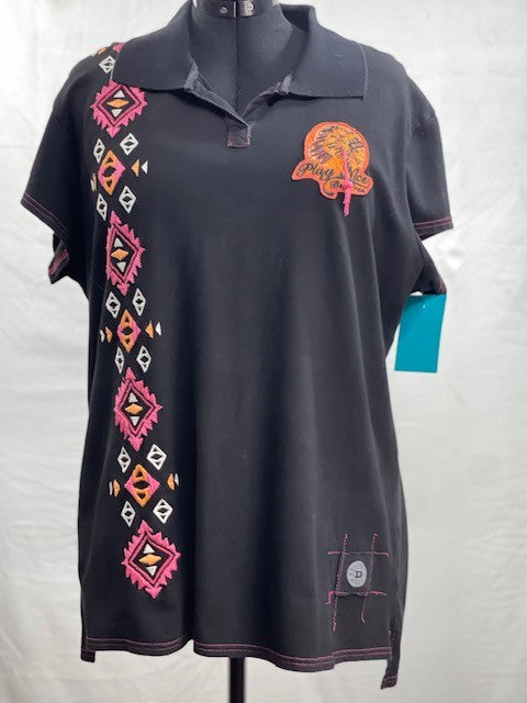 CF59-17 COLLAR TOP 2X