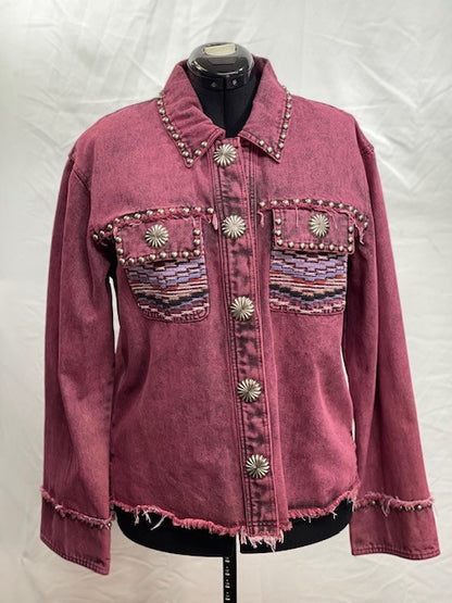 CF7-11 SNAP FRONT JACKET L