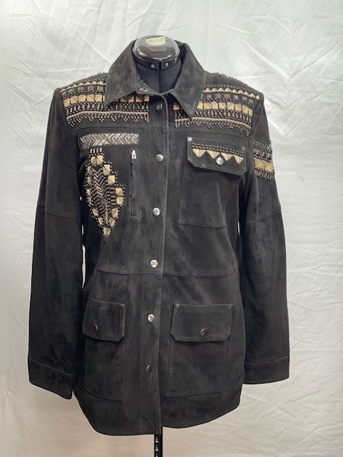 CF29-8 SUEDE SNAP JACKET L