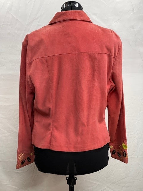 CF46-168 PINK SUEDE JACKET S