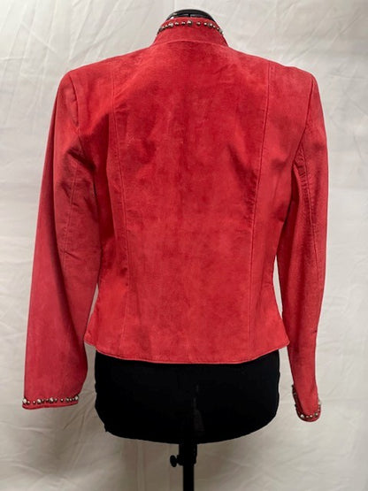 CF46-179 RED SUEDE W/CHARMS JCT S