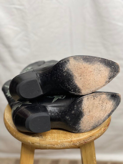 CF46-159 MANUEL GREEN LEAVES BOOT 8.5