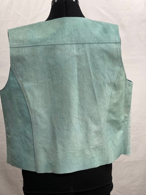 CF68-6 HAIR ON HIDE VEST L