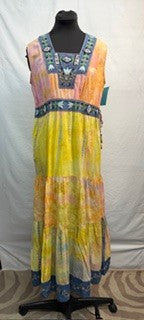 CF42-167 TYE DYED MAXI DRESS S
