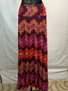 CF42-184 ORG/RED SKIRT S