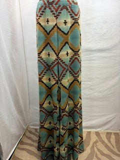 CF103-24 GREEN AZTEC PANTS 2X