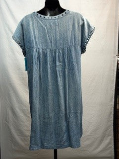 CF42-176 GROMIT DENIM DRESS S