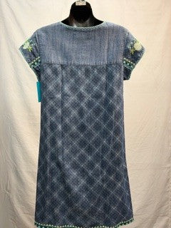 CF42-172 DENIM SHIRT DRESS XS