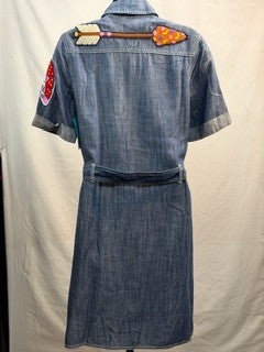 CF42-175 ARROW DENIM DRESS S