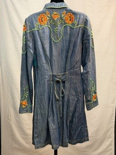 CF42-174 LS SNAP FRONT DRESS S