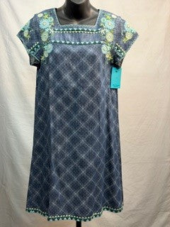 CF42-172 DENIM SHIRT DRESS XS