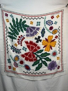 CF42-126 SUMMER FLOWER SCARF 36X36