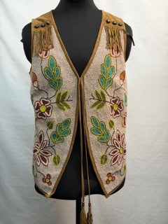 CF42-169 FLOWER BEADED VEST M