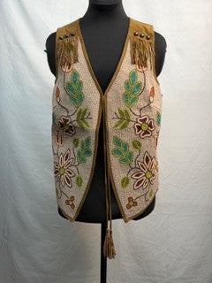 CF42-170 FLOWER BEADED VEST S