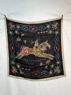 CF42-123 YELLOWHORSE SCARF 25X25