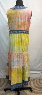CF42-167 TYE DYED MAXI DRESS S