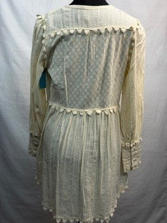 CF42-181 TUNIC W/CROCHET DETAIL S