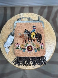 CF42-157 COWBOY BEADED BAG