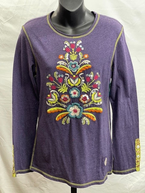 CF42-85 LS PURPLE TOP S