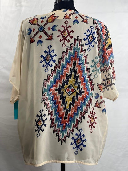 CF26-19 SHEAR CREAM TUNIC L