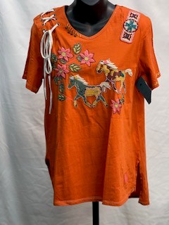 CF42-110 RUNNING HORSES TOP S