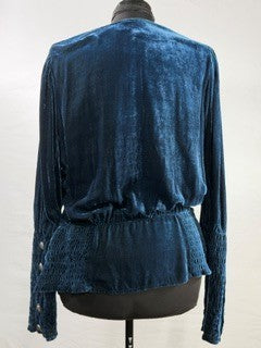 CF90-6 NAVY VELVET TOP 1X