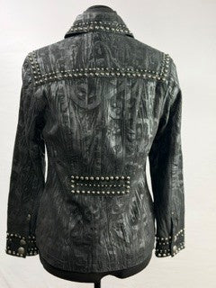 CF89-7 "WASHED" LEATHER JACKET XS