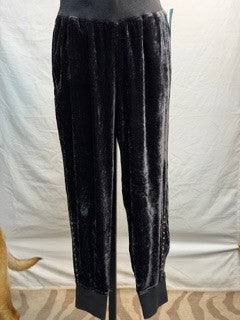 CF42-212 DARK GREY VELVET JOGGER S